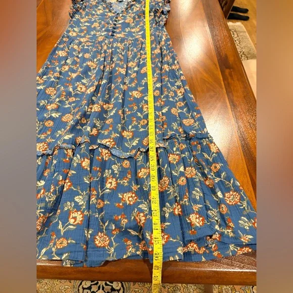 Wonderly Boho Floral Dress, ankle length, size S - Picture 7 of 7